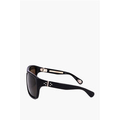 Linda Farrow Black Haircalf Sunglass