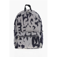 Alexander McQueen Blue Fiber Backpack