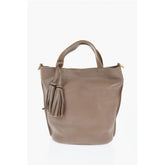 Il Bisonte Beige Leather Shoulder Bag
