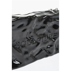 Off-White Black Plastic Tote Bag
