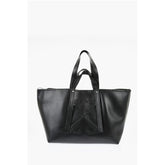 Off-White Black Calfskin Tote Bag