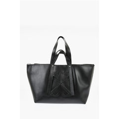 Off-White Black Calfskin Tote Bag