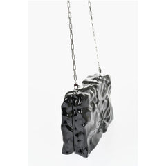 Off-White Black Plastic Tote Bag