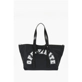 Off-White Black Polyester Tote Bag