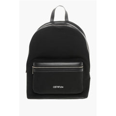 Off-White Black Polyethylene Backpack