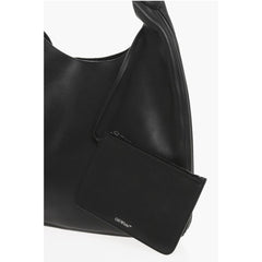 Off-White Black Cowhide Shoulder Bag