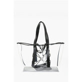 Off-White Black Polyester Tote Bag