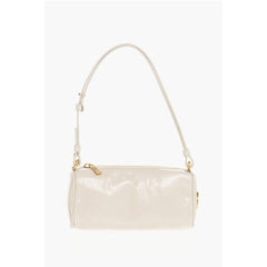 Off-White Beige Calfskin Shoulder Bag