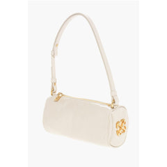 Off-White Beige Calfskin Shoulder Bag
