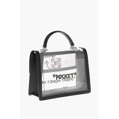 Off-White Black Pvc Tote Bag