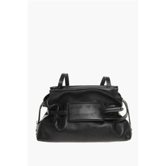 Off-White Black Lambskin Tote Bag