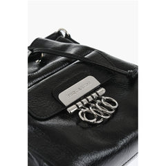 Dsquared² Black Leather Tote Bag