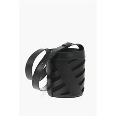 Off-White Black Calfskin Shoulder Bag