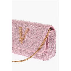 Versace Multicolor Silk Shoulder Bag