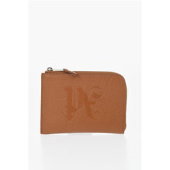 Palm Angels Brown Calfskin Wallet