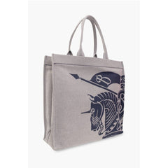 Burberry Bicolor Cotton Shoulder Bag