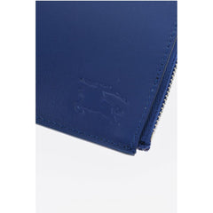 Burberry Blue Calfskin Wallet