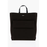 Jil Sander Brown Canvas Tote Bag