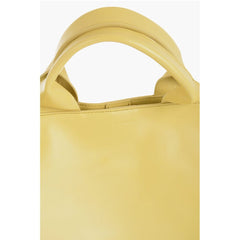 Jil Sander Yellow Leather Tote Bag