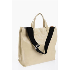 Jil Sander Beige Cowhide Tote Bag
