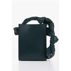 Jil Sander Green Cowhide Shoulder Bag