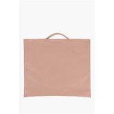 Jil Sander Brown Leather Tote Bag