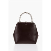 Jil Sander Burgundy Cowhide Tote Bag
