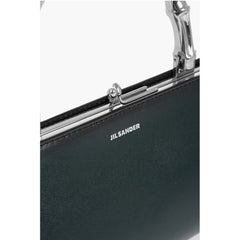Jil Sander Green Cowhide Tote Bag