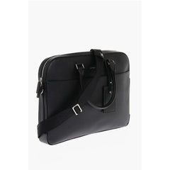 Testoni Black Cowhide Shoulder Bag