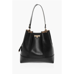 Testoni Black Cowhide Shoulder Bag