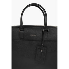 Testoni Black Cowhide Shoulder Bag