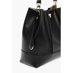 Testoni Black Cowhide Shoulder Bag