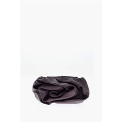 Burberry Purple Leather Clutch Bag