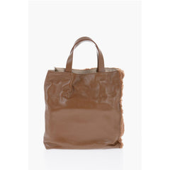 Marni Brown Cowhide Tote Bag