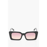 Linda Farrow Black Haircalf Sunglass