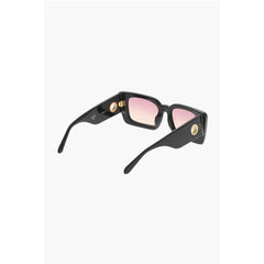 Linda Farrow Black Haircalf Sunglass