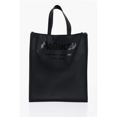 Alexander McQueen Black Leather Shoulder Bag