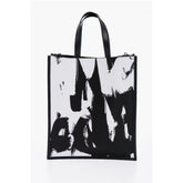 Alexander McQueen Black And White Nylon Shoulder Bag