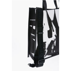 Alexander McQueen Black And White Nylon Shoulder Bag