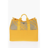Burberry Yellow Cotton Tote Bag