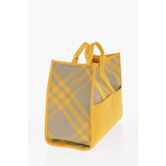 Burberry Yellow Cotton Tote Bag