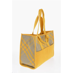 Burberry Yellow Cotton Tote Bag
