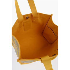 Burberry Yellow Cotton Tote Bag