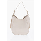 Burberry White Leather Shoulder Bag
