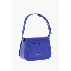 Off-White Blue Calfskin Shoulder Bag
