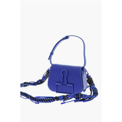 Off-White Blue Calfskin Shoulder Bag
