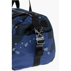 Off-White Blue Nylon Luggage And Travel