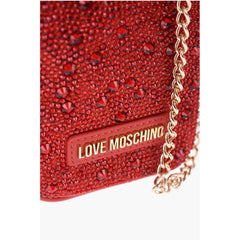 Moschino Red Polyester Shoulder Bag