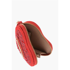 Moschino Red Polyester Wallet