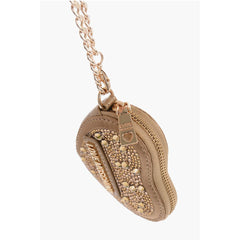 Moschino Gold Polyester Wallet